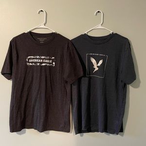Two men’s T-shirts from American Eagle-(Bundle)